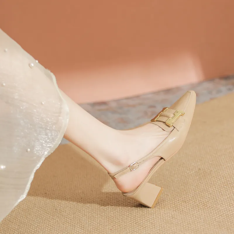 YAFEI XUANYU Chunky Heel High Heels Women's-7