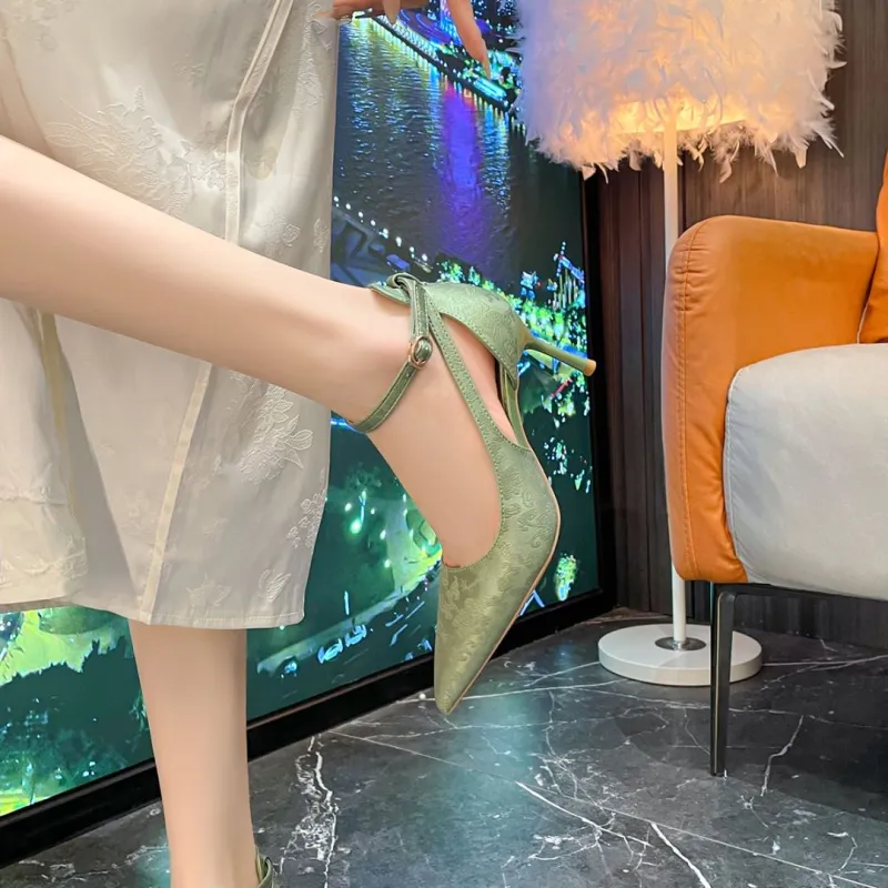 YAFEI XUANYU Slim Heel High Heels 7.5CM Women's-10