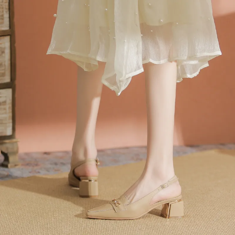 YAFEI XUANYU Chunky Heel High Heels 5cm Women's-33