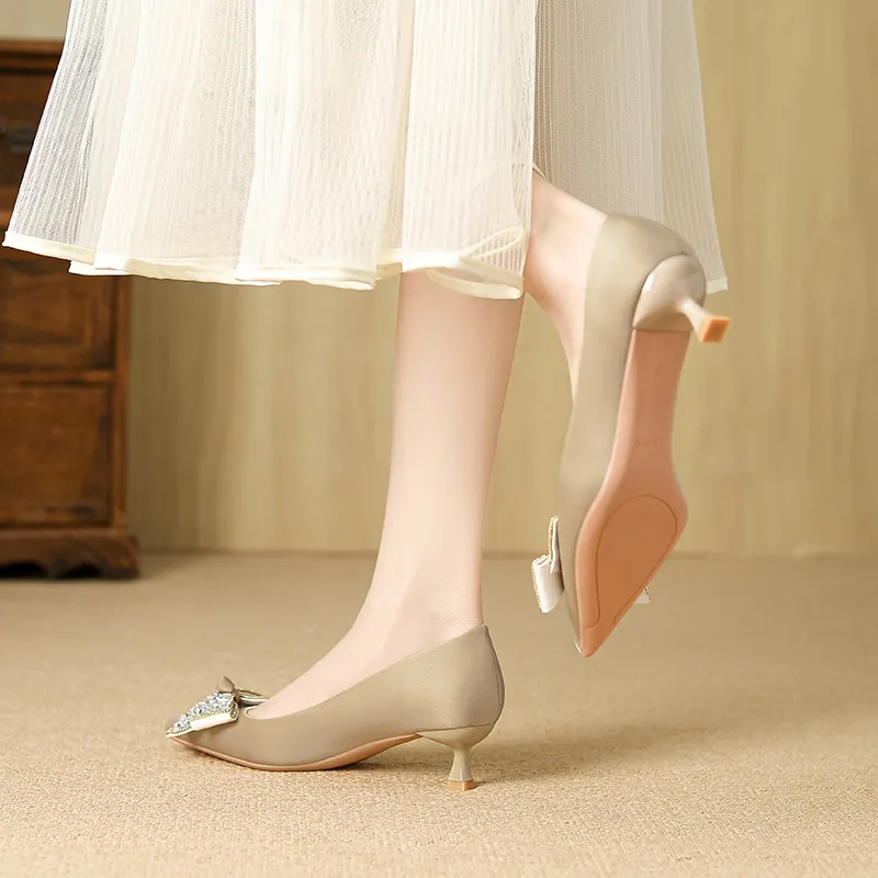 YAFEI XUANYU Slim Heel High Heels Women's-16