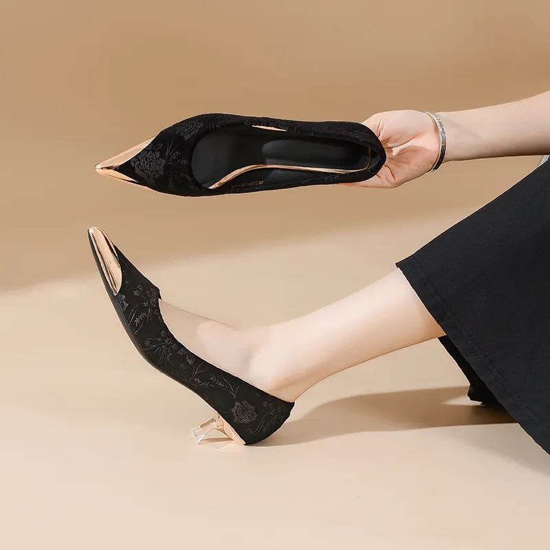 YAFEI XUANYU Slim Heel High Heels 5CM Women's-6