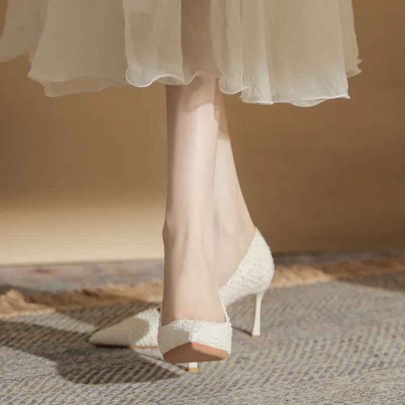 YAFEI XUANYU Slim Heel High Heels Women's-4
