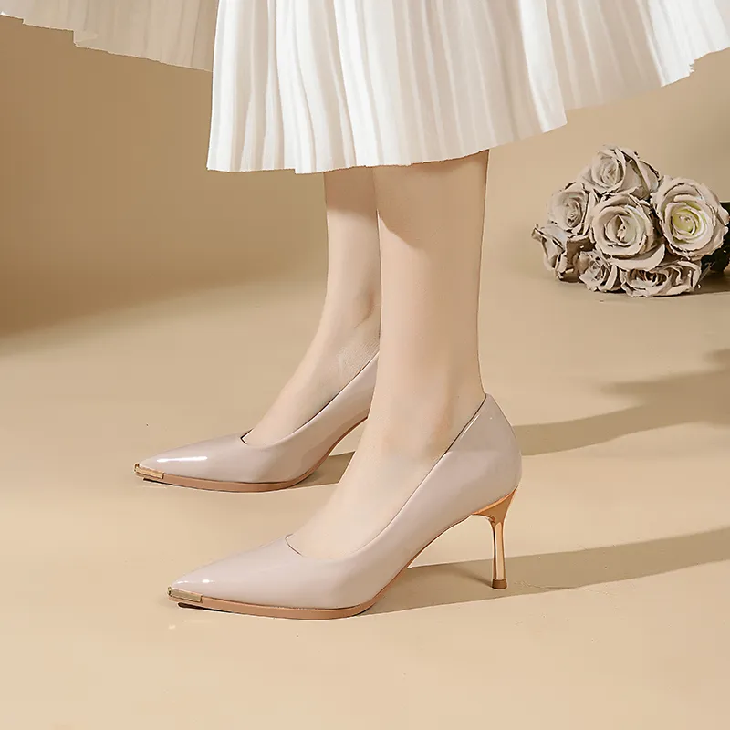 YAFEI XUANYU Slim Heel High Heels 7.5CM Women's-12