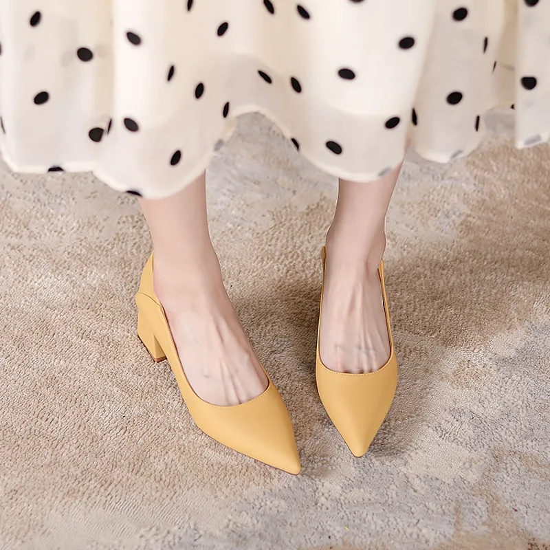 YAFEI XUANYU Chunky Heel High Heels Women's-26