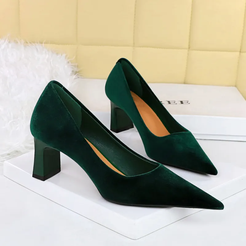 YAFEI XUANYU Chunky Heel High Heels 6CM Women's-18