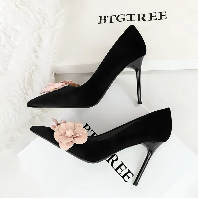YAFEI XUANYU Slim Heel High Heels Women's-3