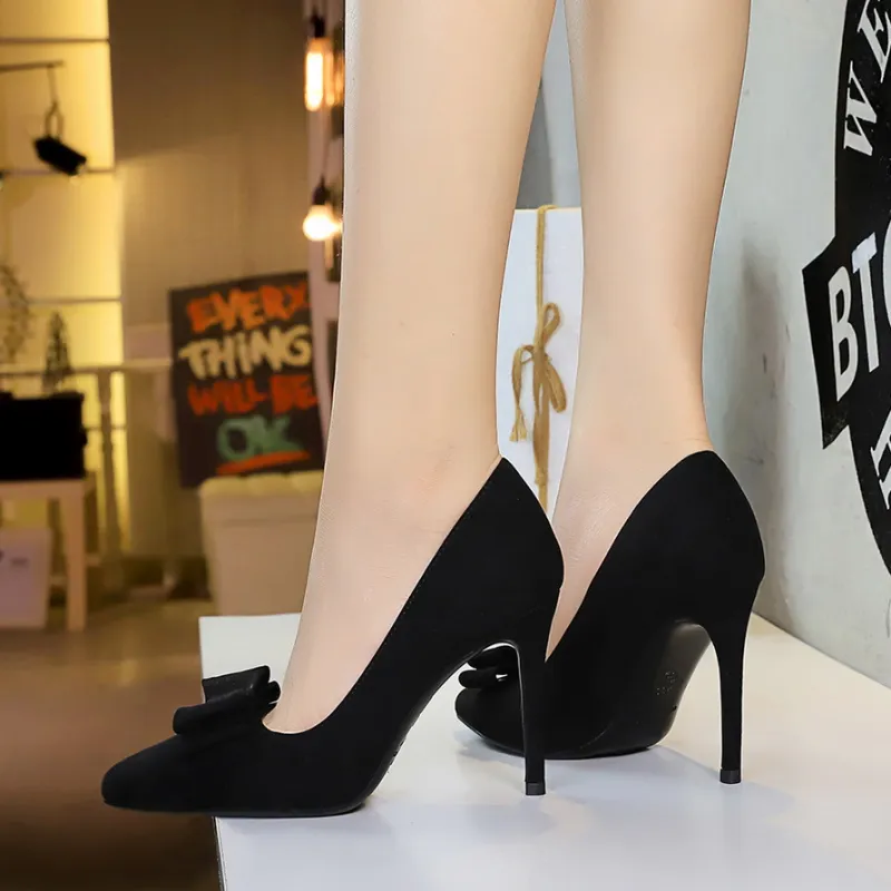 YAFEI XUANYU Slim Heel High Heels 10CM Women's-2
