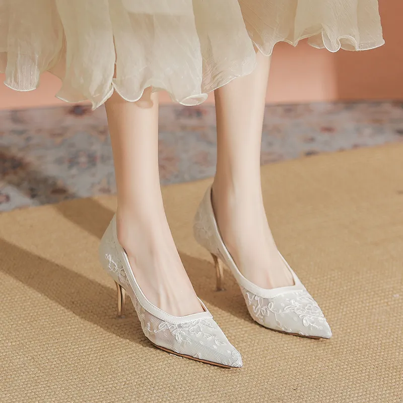 YAFEI XUANYU Slim Heel High Heels Women's-12