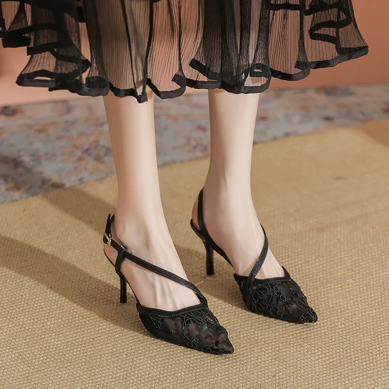 YAFEI XUANYU Slim Heel High Heels Women's-8