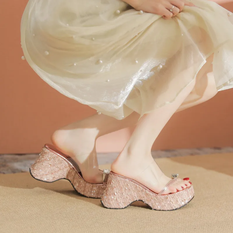 YAFEI XUANYU Rubber Sole Slide Slippers Women's-7