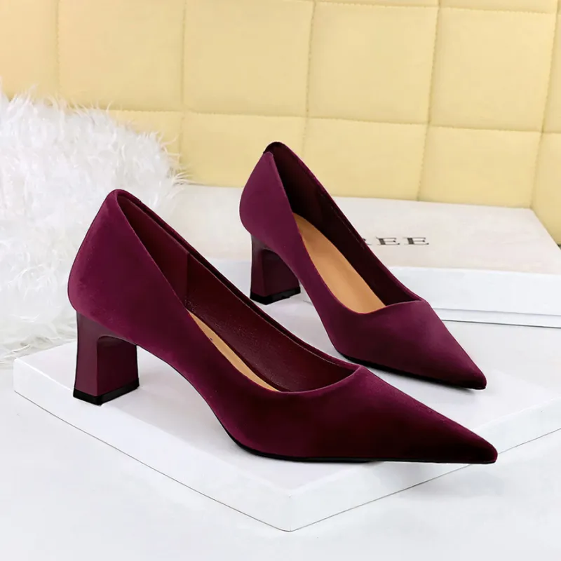 YAFEI XUANYU Chunky Heel High Heels 6CM Women's-22