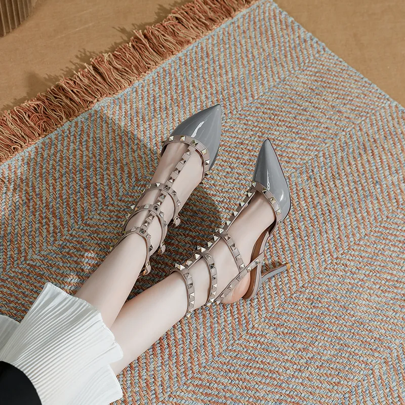 YAFEI XUANYU Slim Heel High Heels Women's-14