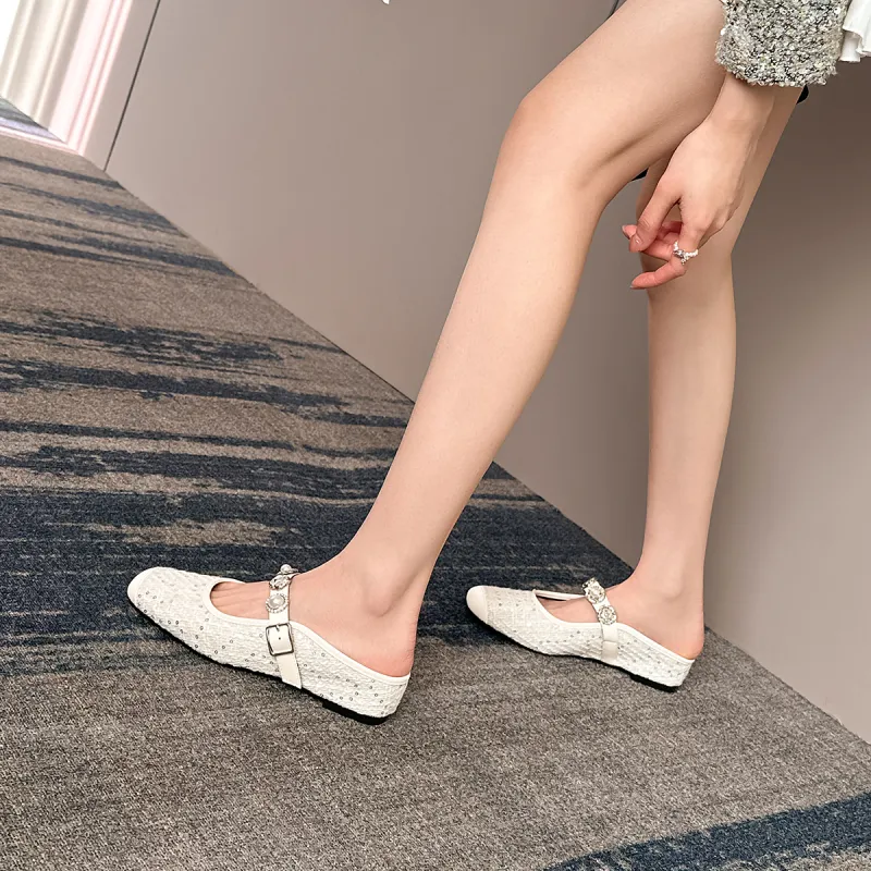 YAFEI XUANYU Abrasion Resistant Slip Resistant Wrap toe Slippers Women's-9