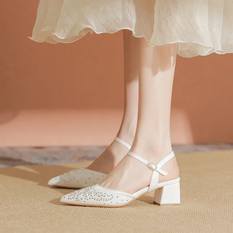 YAFEI XUANYU Chunky Heel High Heels 5cm Women's-6