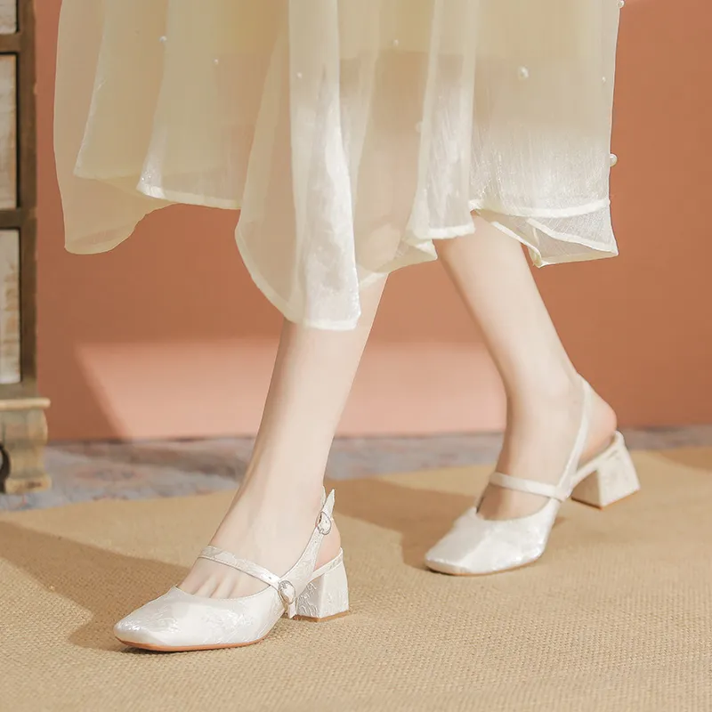 YAFEI XUANYU Chunky Heel High Heels 5CM Women's-2