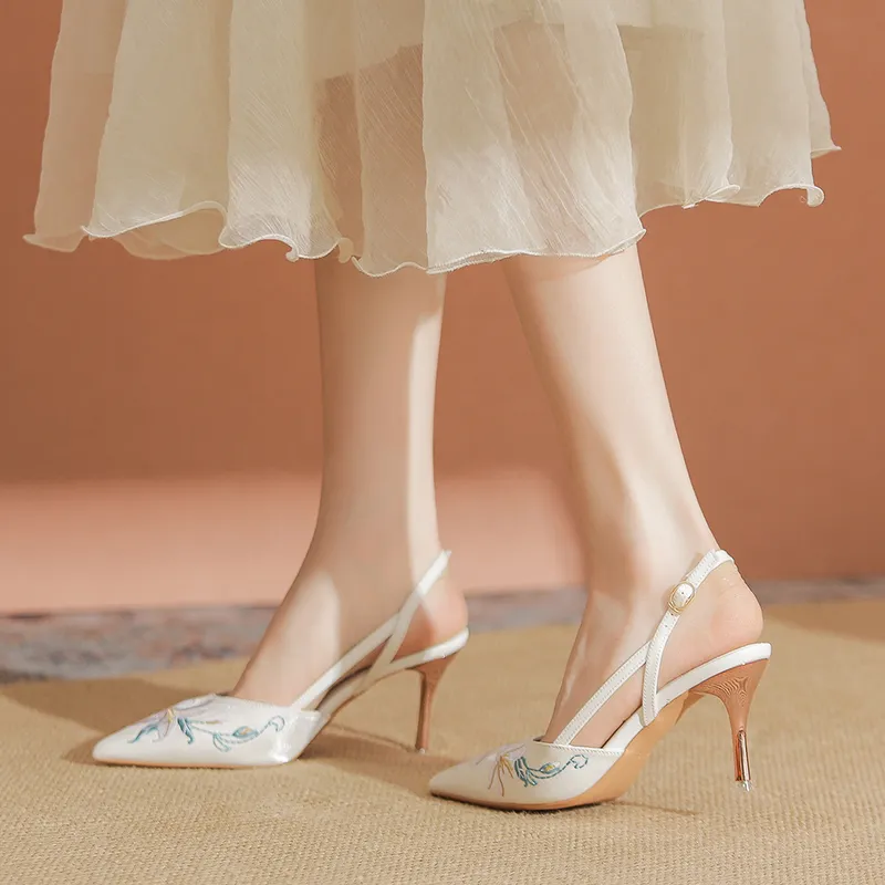 YAFEI XUANYU Slim Heel High Heels 7cm Women's-5