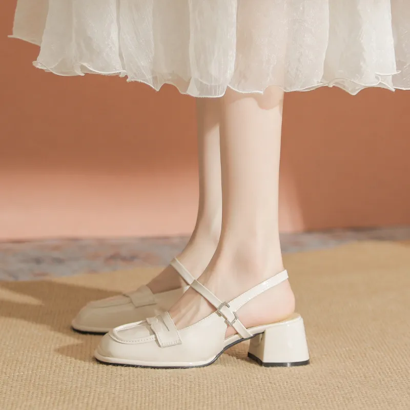 YAFEI XUANYU Chunky Heel High Heels Women's-6