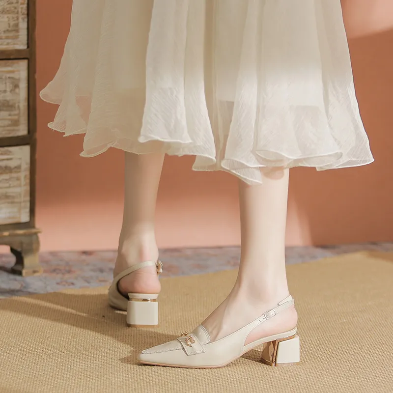 YAFEI XUANYU Chunky Heel High Heels 5cm Women's-7
