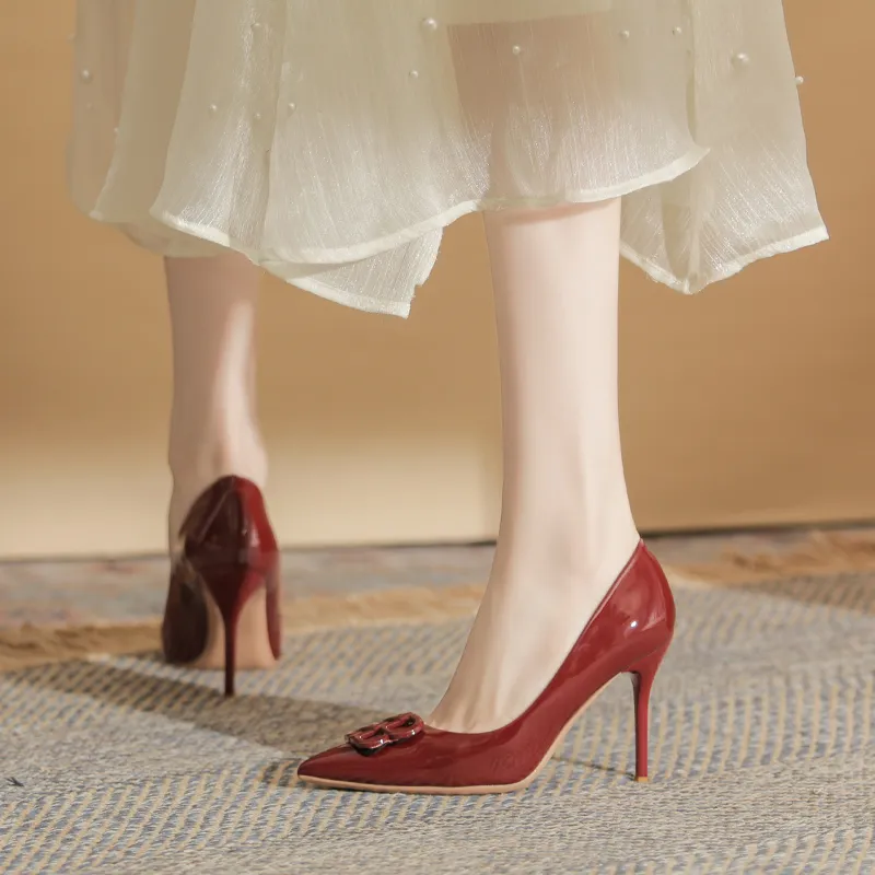 YAFEI XUANYU Slim Heel High Heels Women's-20