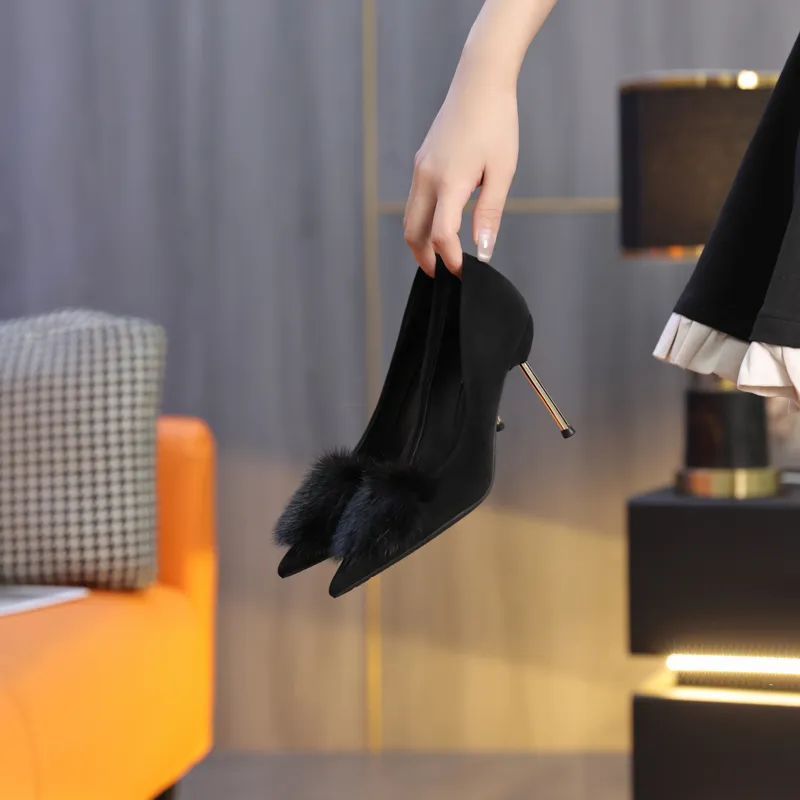 YAFEI XUANYU Slim Heel High Heels Women's-1