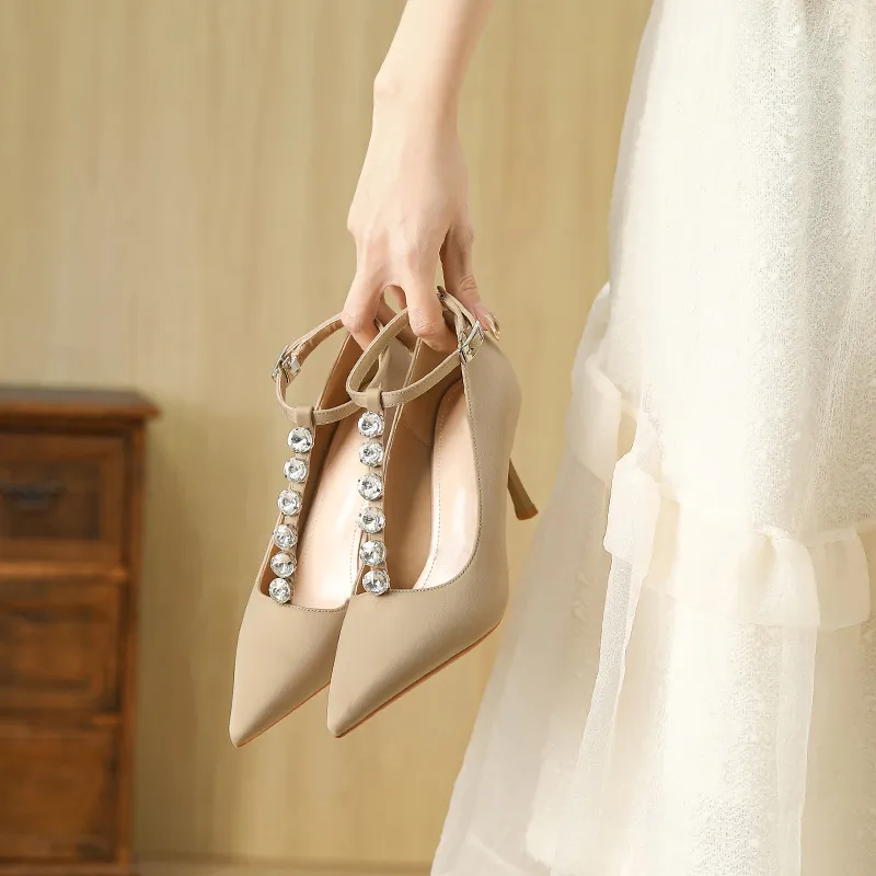 YAFEI XUANYU Slim Heel High Heels Women's-18