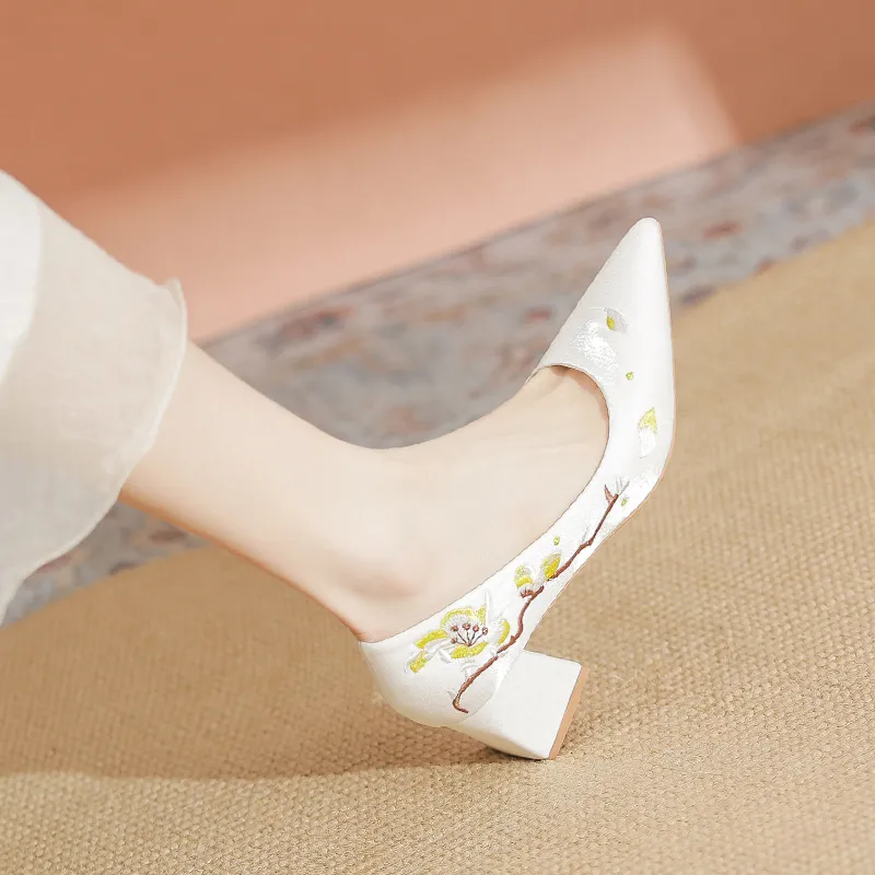 YAFEI XUANYU Chunky Heel High Heels 5cm Women's-9