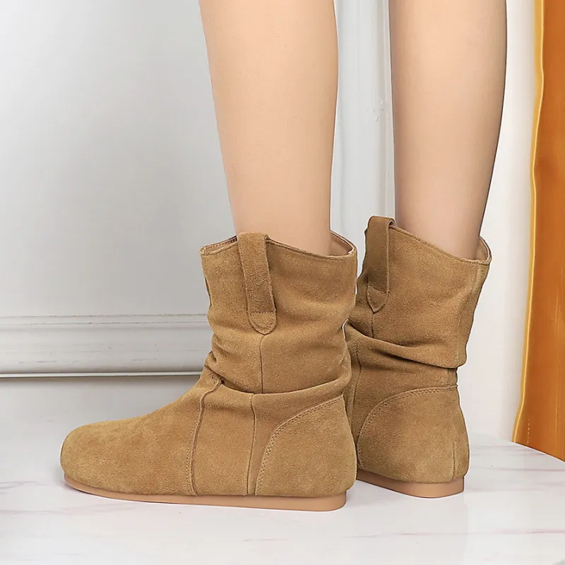 YAFEI XUANYU Ankle Boots 1CM Women's-10