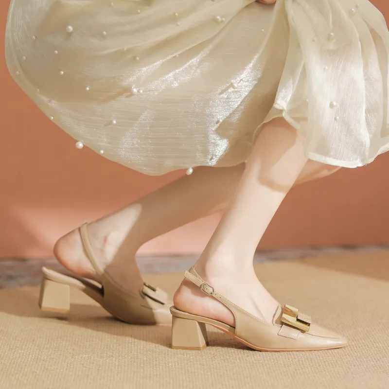 YAFEI XUANYU Chunky Heel High Heels Women's-9