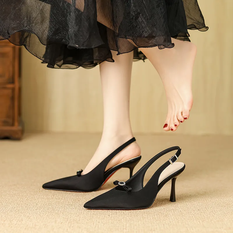 YAFEI XUANYU Slim Heel High Heels 8CM Women's-5