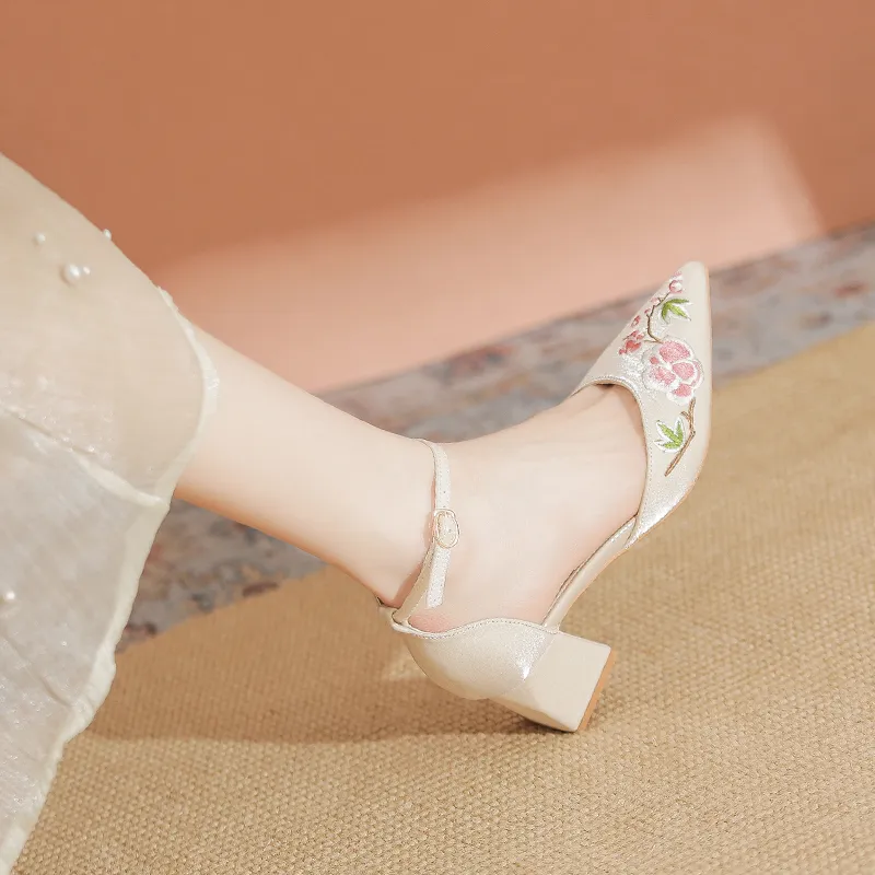 YAFEI XUANYU Chunky Heel High Heels Women's-2