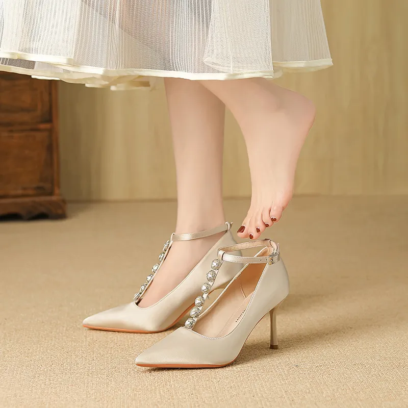 YAFEI XUANYU Slim Heel High Heels Women's-10