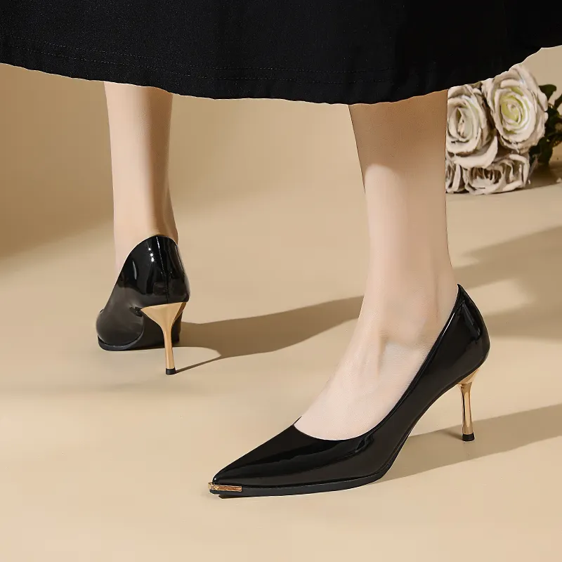 YAFEI XUANYU Slim Heel High Heels 7.5CM Women's-3