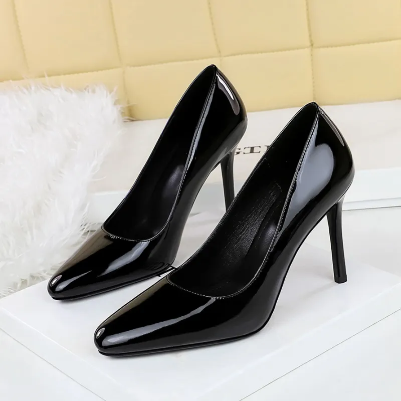 YAFEI XUANYU Slim Heel High Heels 10CM Women's-5