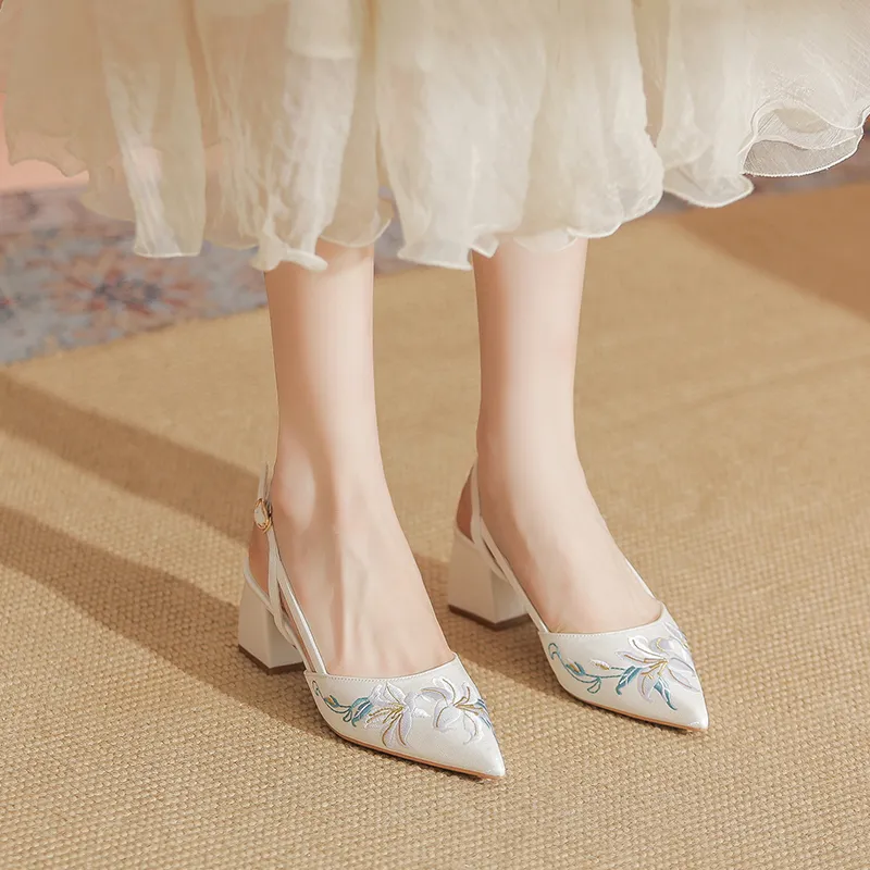YAFEI XUANYU Strap Sandals 5cm Women's-8