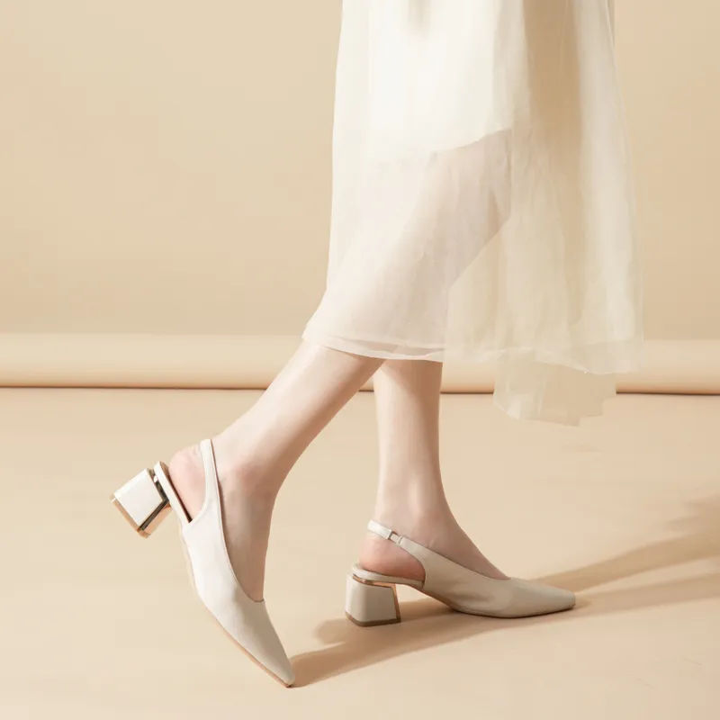 YAFEI XUANYU Chunky Heel High Heels 5cm Women's-15