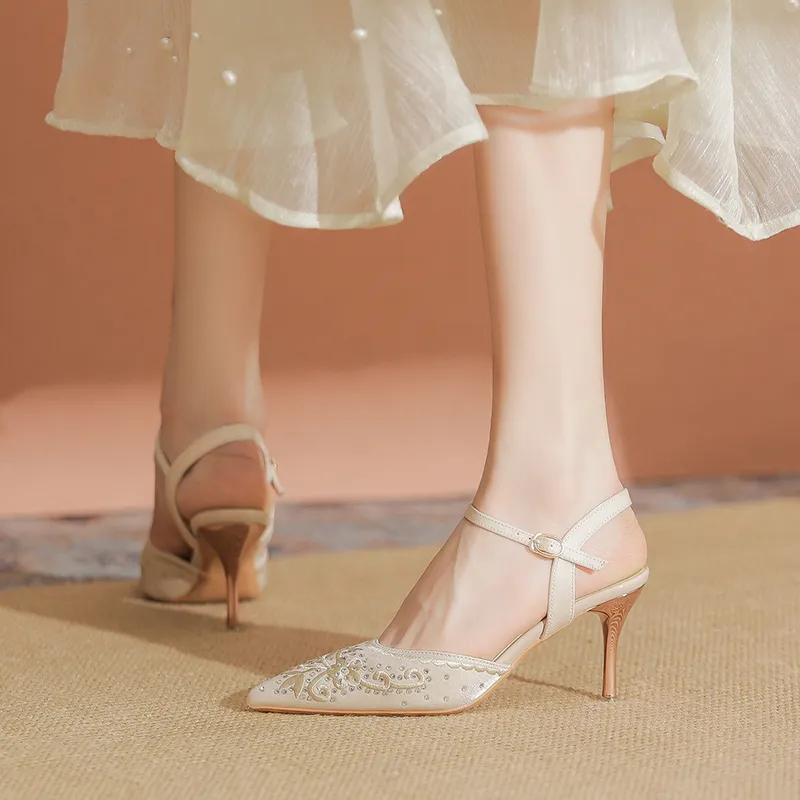 YAFEI XUANYU Slim Heel High Heels 7cm Women's-14