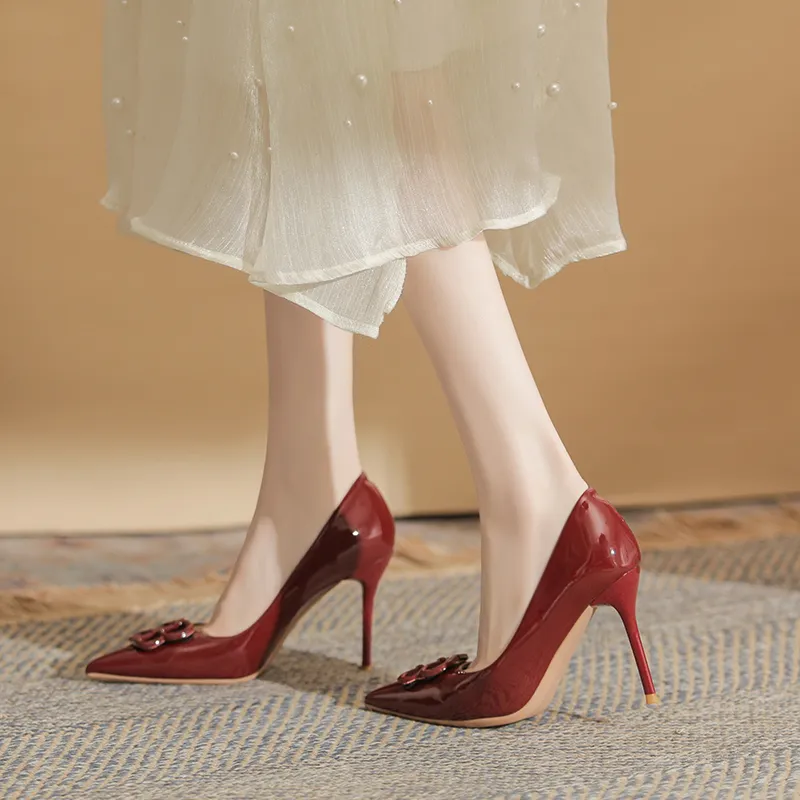 YAFEI XUANYU Slim Heel High Heels Women's-16