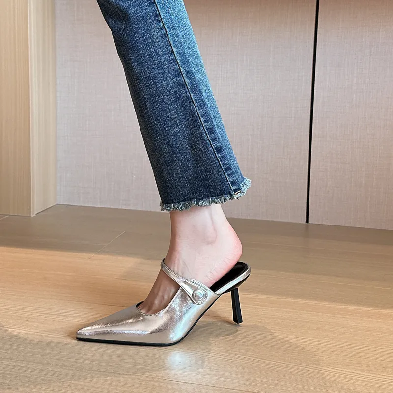 YAFEI XUANYU Rubber Sole Abrasion Resistant Wrap toe Slippers Women's-18