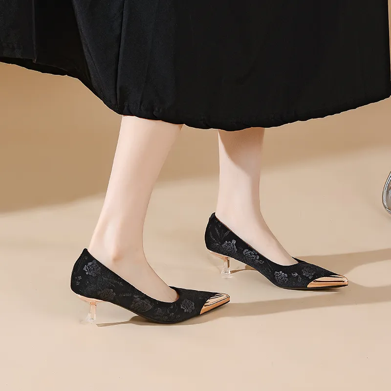 YAFEI XUANYU Slim Heel High Heels 5CM Women's-5