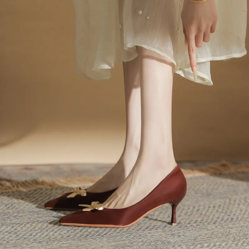 YAFEI XUANYU Slim Heel High Heels 6CM Women's-8