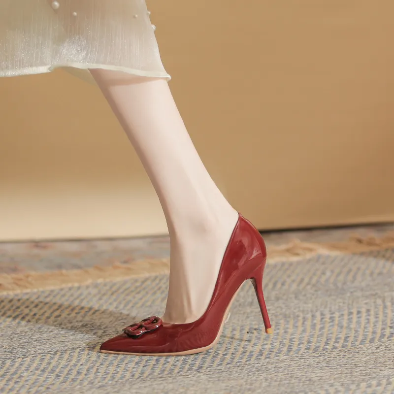 YAFEI XUANYU Slim Heel High Heels Women's-18