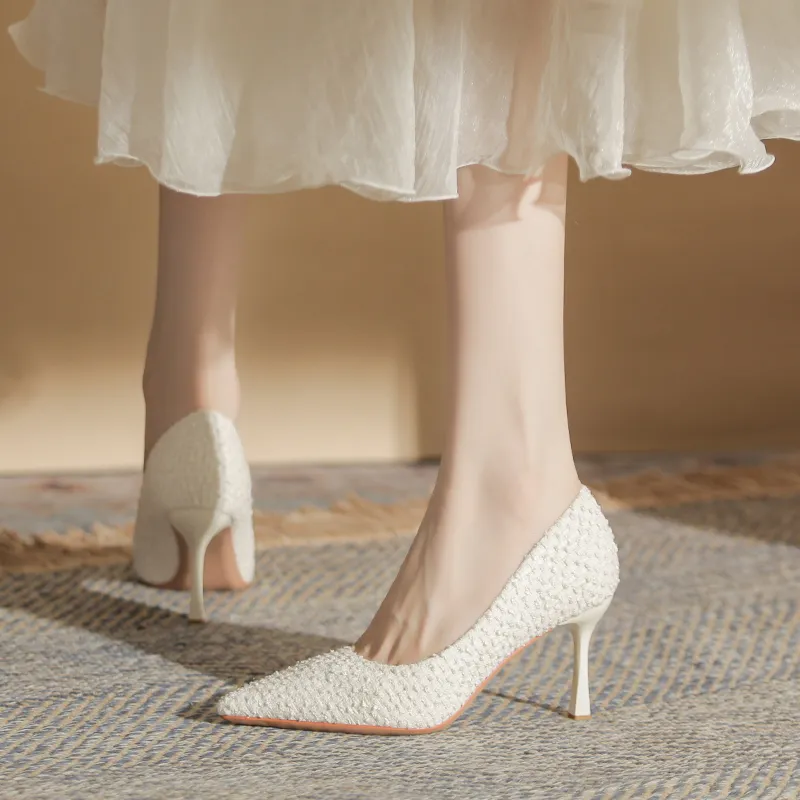 YAFEI XUANYU Slim Heel High Heels Women's-5