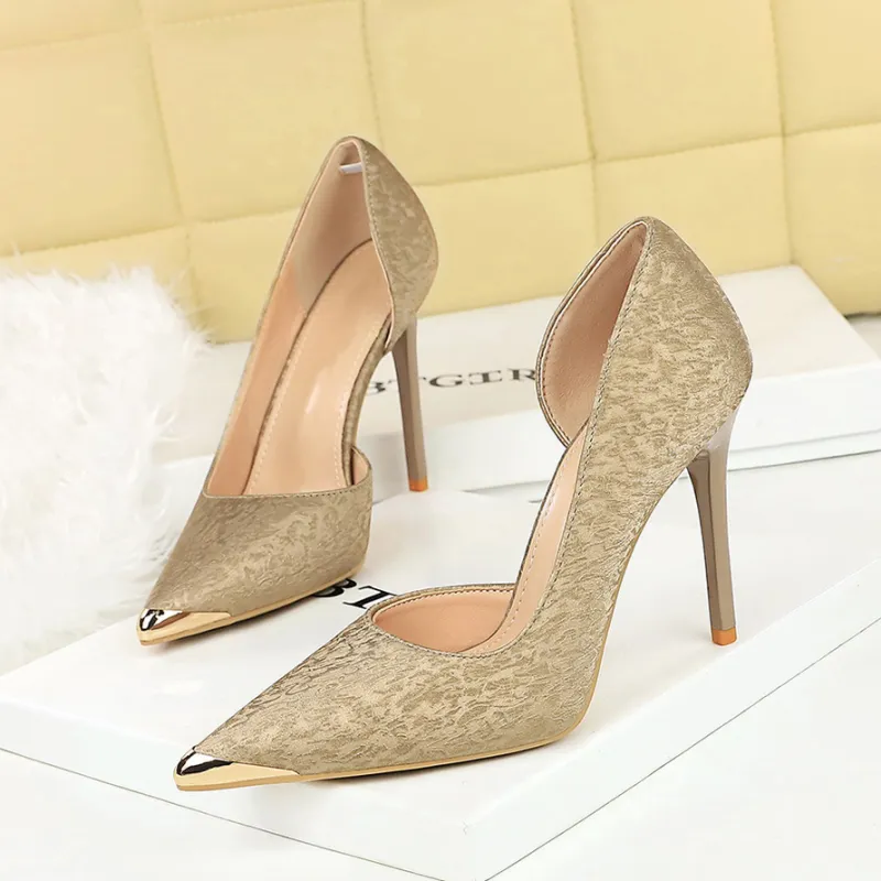 YAFEI XUANYU Slim Heel High Heels Women's-5