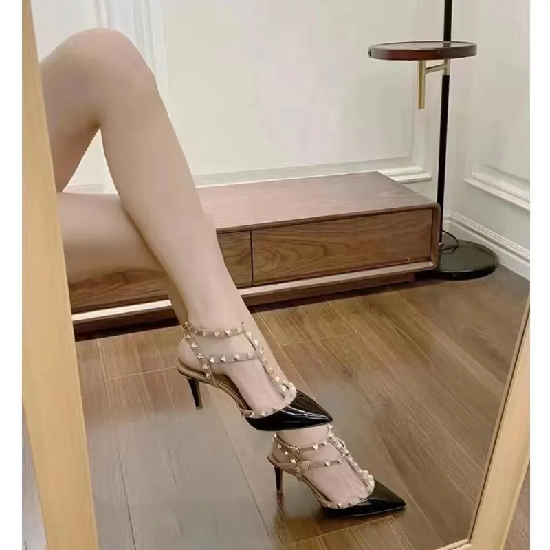 YAFEI XUANYU Slim Heel High Heels 6CM Women's-5