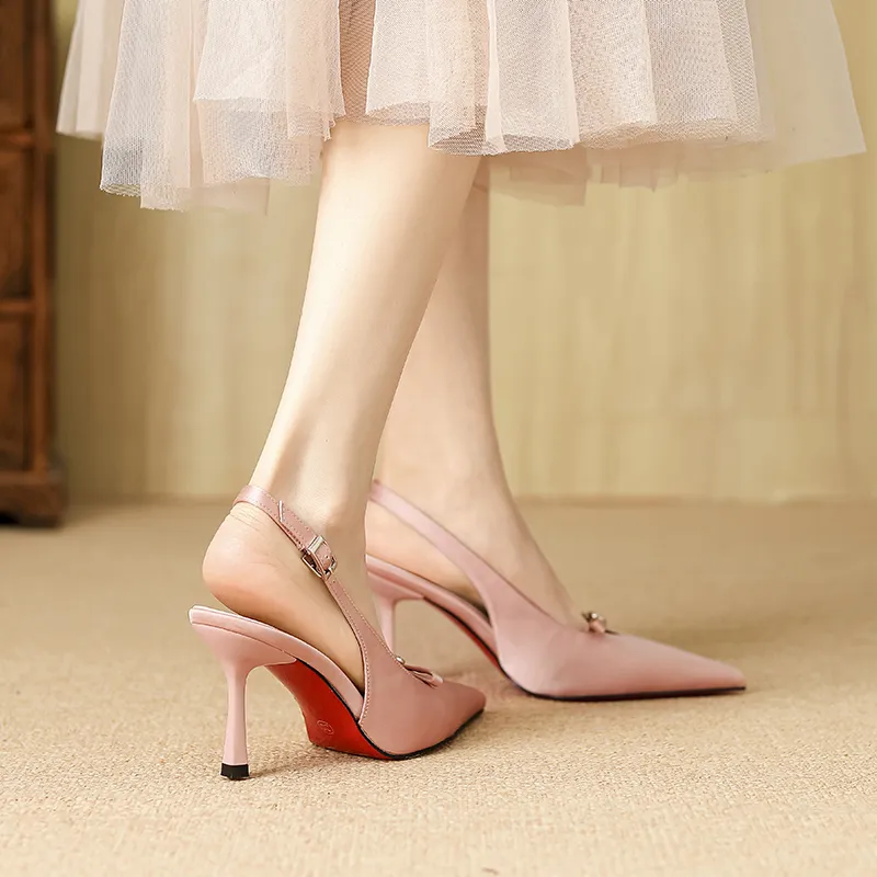 YAFEI XUANYU Slim Heel High Heels 8CM Women's-11
