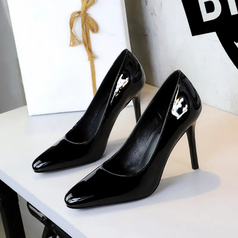 YAFEI XUANYU Slim Heel High Heels 10CM Women's-1
