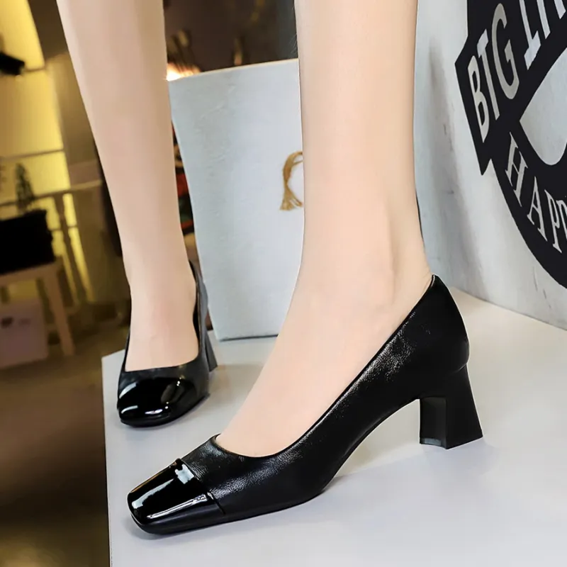 YAFEI XUANYU Chunky Heel High Heels 5CM Women's-6