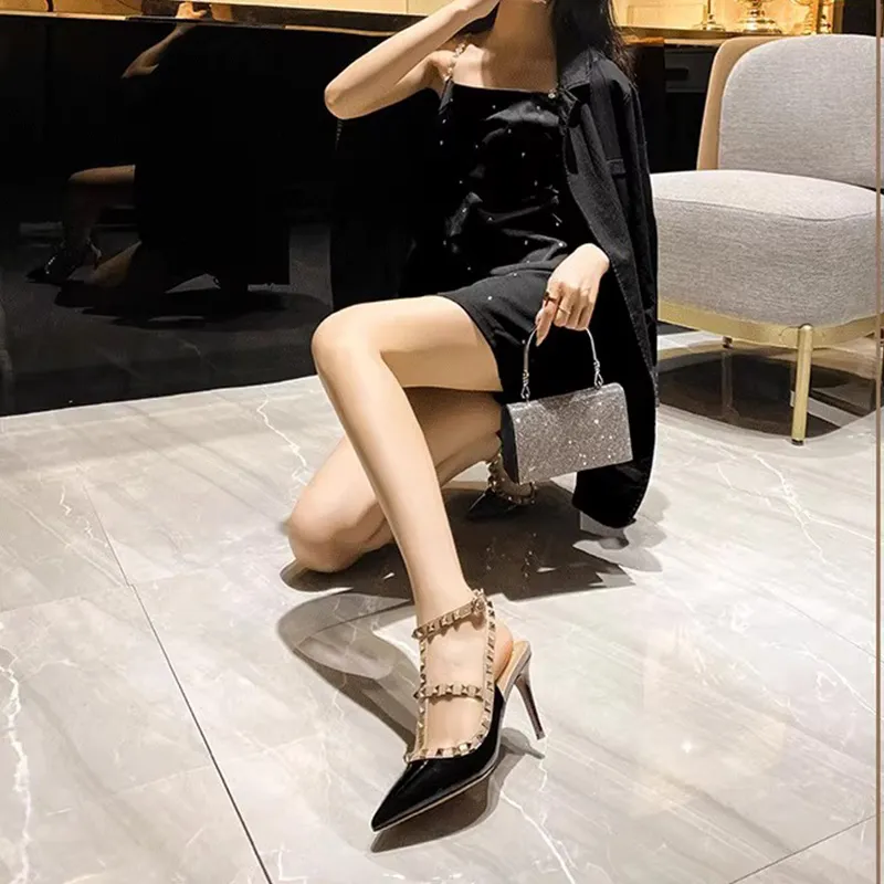 YAFEI XUANYU Slim Heel High Heels Women's-4
