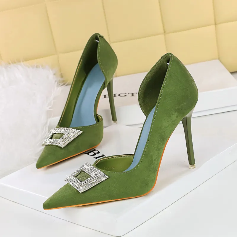 YAFEI XUANYU Slim Heel High Heels 10.5CM Women's-13