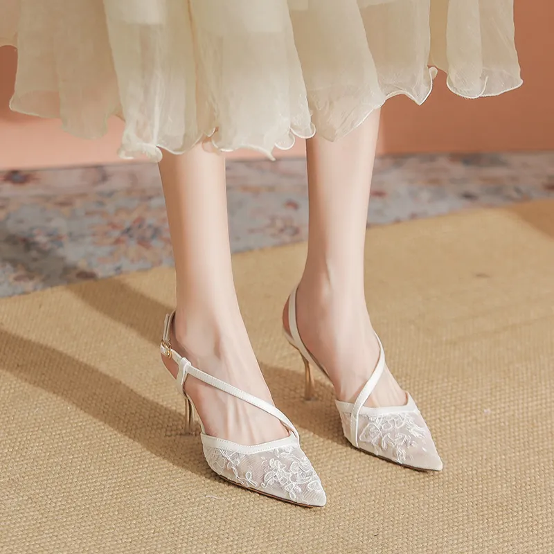 YAFEI XUANYU Slim Heel High Heels Women's-18